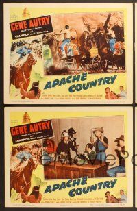 7g617 APACHE COUNTRY 4 LCs '52 Gene Autry & Champion smash bandit ring behind Apache lines!