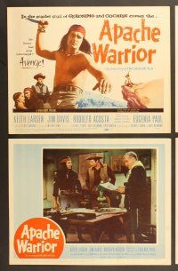 7g039 APACHE WARRIOR 8 LCs '57 Native American Indian Keith Larson only knew one command, avenge!