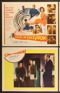 7g081 CIRCLE OF DECEPTION 8 LCs '60 sexy Suzy Parker, a spy should never fall in love!
