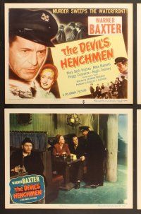 7g103 DEVIL'S HENCHMEN 8 LCs '49 Warner Baxter, Mary Beth Hughes!