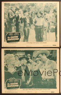 7g624 FIGHTING FRONTIERSMAN 4 LCs '46 Charles Starrett as The Durango Kid & comic Smiley Burnette!