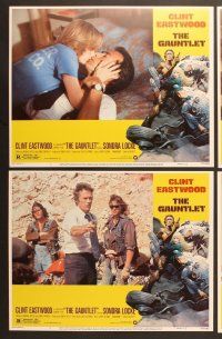 7g132 GAUNTLET 8 LCs '77 great art of Clint Eastwood & Sondra Locke by Frank Frazetta!