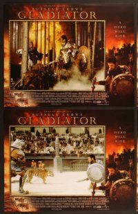 7g134 GLADIATOR 8 LCs '00 Russell Crowe, Joaquin Phoenix, directed by Ridley Scott!