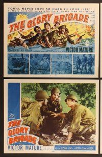 7g135 GLORY BRIGADE 8 LCs '53 Victor Mature & Lee Marvin in Korean War!