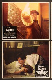 7g138 GODFATHER PART II 8 LCs '74 Al Pacino in Francis Ford Coppola classic crime sequel!