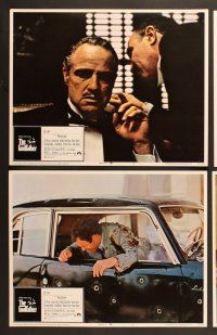 7g137 GODFATHER 8 LCs '72 Marlon Brando & Al Pacino in Francis Ford Coppola crime classic!