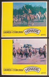 7g158 HONKERS 8 LCs '72 James Coburn, Lois Nettleton, Anne Archer, bull riding!