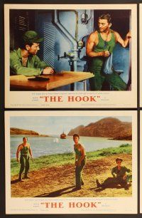 7g159 HOOK 8 LCs '63 Kirk Douglas, Nick Adams & Robert Walker in the Korean War!