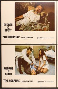 7g160 HOSPITAL 8 LCs '71 George C. Scott, Paddy Chayefsky, Diana Rigg!