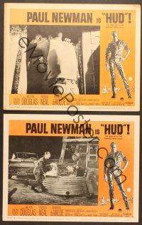 7g663 HUD 3 LCs '63 Paul Newman is the man with the barbed wire soul, Martin Ritt classic!