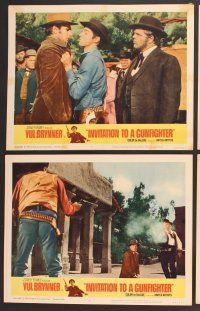 7g176 INVITATION TO A GUNFIGHTER 8 LCs '64 vicious killer Yul Brynner brings a town to its knees!