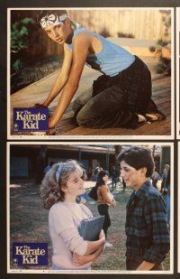 7g187 KARATE KID 8 LCs '84 Pat Morita, Ralph Macchio, Elisabeth Shue, teen martial arts classic!