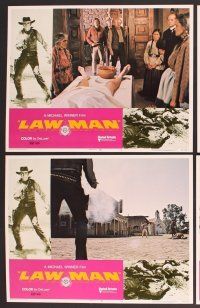 7g209 LAWMAN 8 LCs '71 Burt Lancaster, Robert Ryan, Lee J. Cobb, directed by Michael Winner!