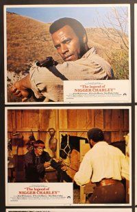 7g548 LEGEND OF NIGGER CHARLEY 6 LCs '72 slave to outlaw Fred Williamson ain't running no more!
