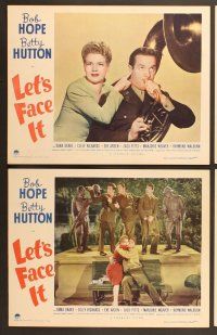 7g214 LET'S FACE IT 8 LCs '43 Bob Hope & Betty Hutton, songs by Cole Porter!
