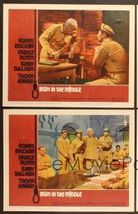 7g237 MAN IN THE MIDDLE 8 LCs '64 Robert Mitchum, France Nuyen, directed by Guy Hamilton!