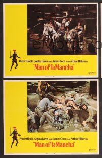 7g672 MAN OF LA MANCHA 3 LCs '72 wild images of Peter O'Toole!
