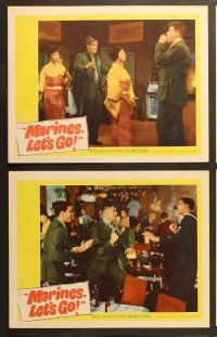 7g552 MARINES LET'S GO 6 LCs '61 Raoul Walsh directed, Tom Tryon, girls, girls, girls!