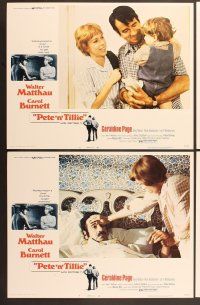 7g288 PETE 'N' TILLIE 8 LCs '73 Walter Matthau, Carol Burnett, Martin Ritt!