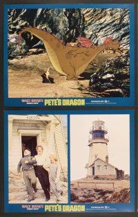 7g289 PETE'S DRAGON 8 LCs '77 Walt Disney, Helen Reddy, Jim Dale, Mickey Rooney!