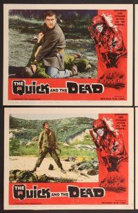 7g300 QUICK & THE DEAD 8 LCs '63 Victor French, cool action images!