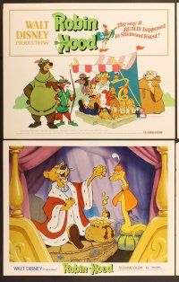 7g316 ROBIN HOOD 8 LCs '73 Walt Disney's cartoon version, the way it REALLY happened!