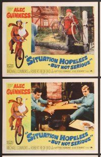 7g561 SITUATION HOPELESS-BUT NOT SERIOUS 6 LCs '65 Alec Guinness, Michael Connors, Robert Redford!