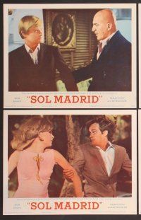 7g357 SOL MADRID 8 LCs '68 David McCallum, sexy Stella Stevens, Telly Savalas, heroin bust!