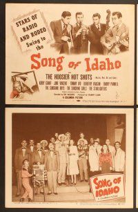 7g361 SONG OF IDAHO 8 LCs '48 wacky images of the Hoosier Hot Shots, western musical!