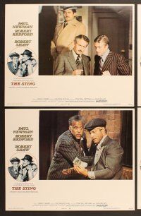 7g373 STING 8 LCs '74 George Roy Hill, con men Paul Newman & Robert Redford!
