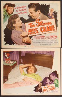 7g376 STRANGE MRS CRANE 8 LCs '48 directed by Sam Newfield, Marjorie Lord, Robert Shayne!