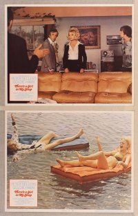 7g512 THERE'S A GIRL IN MY SOUP 7 LCs '71 great images of Peter Sellers, young Goldie Hawn!