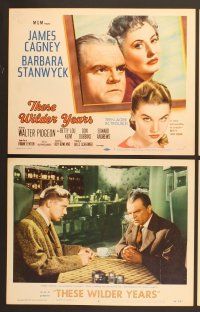 7g395 THESE WILDER YEARS 8 LCs '56 James Cagney & Barbara Stanwyck have a teenager in trouble!