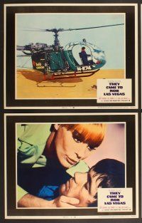 7g396 THEY CAME TO ROB LAS VEGAS 8 LCs '68 Gary Lockwood, Elke Sommer, Jack Palance!