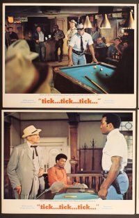 7g404 TICK TICK TICK 8 LCs '70 black sheriff Jim Brown in a Southern town, George Kennedy!