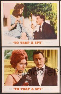 7g645 TO TRAP A SPY 4 LCs '66 Robert Vaughn, David McCallum, The Man from UNCLE!