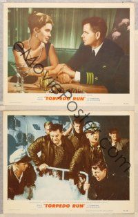 7g683 TORPEDO RUN 3 LCs '58 Glenn Ford, Ernest Borgnine, WWII submarines!