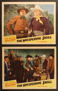 7g568 WHISPERING SKULL 6 LCs '44 The Texas Rangers, Tex Ritter, Dave O'Brien, Guy Wilkerson!