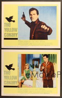 7g465 YELLOW CANARY 8 LCs '63 Barbara Eden, Pat Boone, Steve Forrest!