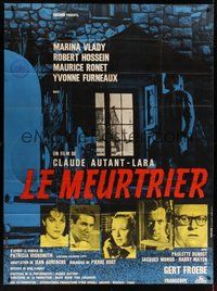 7h433 ENOUGH ROPE French 1p '63 Claude Autant-Lara directed, art of Marina Vlady, Robert Hossein!