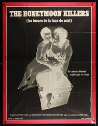 7h479 HONEYMOON KILLERS French 1p '69 different negative image of Shirley Stoler & Tony Lo Bianco!