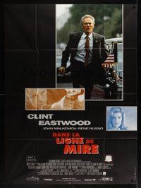 7h483 IN THE LINE OF FIRE French 1p '93 Wolfgang Petersen, Eastwood as Secret Service bodyguard!
