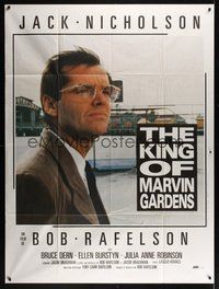7h497 KING OF MARVIN GARDENS French 1p R80s Jack Nicholson in New Jersey, directed by Bob Rafelson