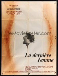 7h504 LAST WOMAN French 1p '76 Gerard Depardieu, sexy artwork by Georges Kerfyser!