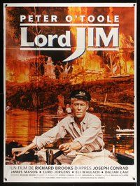 7h515 LORD JIM French 1p R80s cool different art of Peter O'Toole by Deleuse!