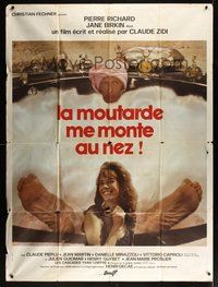 7h519 LUCKY PIERRE French 1p '74 Claude Zidi's La Moutarde me monte au nez, Jane Birkin