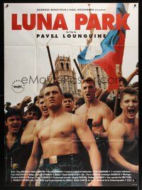 7h520 LUNA PARK French 1p '92 Pavel Lungin, Oleg Borisov, gang of angry shirtless Russians!