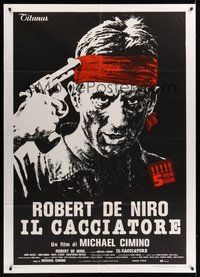7h084 DEER HUNTER Italian 1p '79 directed by Michael Cimino, Robert De Niro, Christopher Walken