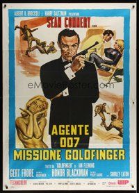 7h100 GOLDFINGER Italian 1p R80s great images of Sean Connery as James Bond 007!