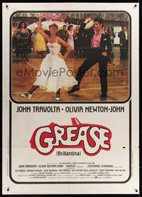 7h101 GREASE Italian 1p '78 John Travolta & Olivia Newton-John in a most classic musical!